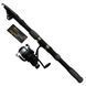 Carbon fishing rod 3.6m and big  reel  photo 1