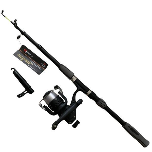 Carbon fishing rod 2.1m and big  reel  photo