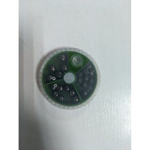 A set of loads of 25 g. 3 compartments photo
