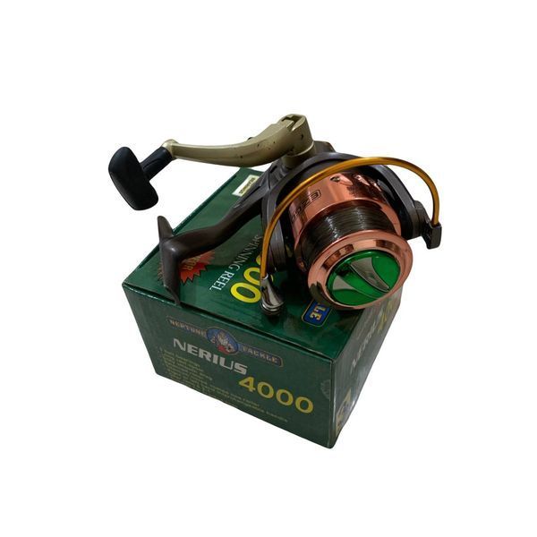 Stock reel SA4000 / 3 BB, platting Graphit spool with fishing line photo